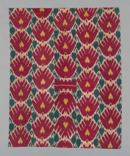Wall Hanging Composed of Five Panels, Uzbekistan, 1850/75. Creator: Unknown.
