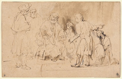 Jacob Shown Joseph’s Blood-Stained Coat, c. 1660. Creator: Aert de Gelder.