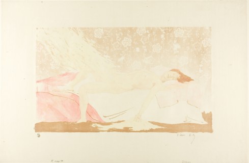 Danaë, 1894. Creator: Alexandre Lunois.
