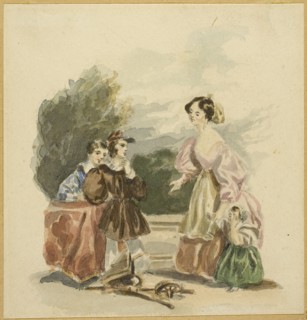 The Broken Toy, 1800/60. Creator: Alfred Chalon.