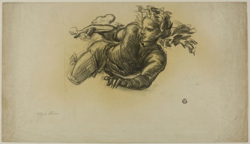 Flying Figure, 1837/75. Creator: Alfred George Stevens.