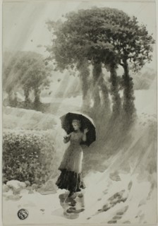 Summer Shower, 1875/99. Creator: Alfred Sacheverel Coke.