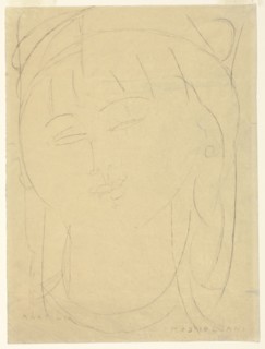 Head of Anatolia, 1900/20. Creator: Amadeo Modigliani.