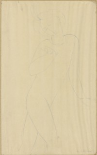 Man in Ballet Costume Wearing a Turban, n.d. Creator: Amadeo Modigliani.