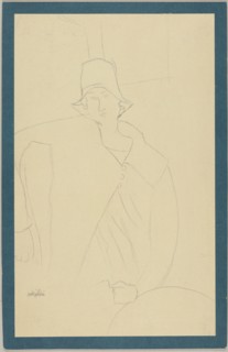Seated Woman, n.d. Creator: Amadeo Modigliani.
