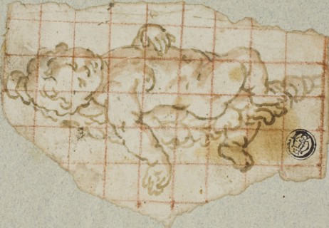 Putto with Garland, n.d. Creator: Andrea Lilio.