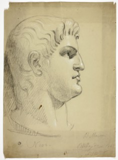 Head of Nero in the British Museum, n.d. Creator: Benjamin Robert Haydon.