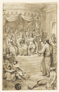 Paul Before Festus and Agrippa, n.d. Creator: Charles Reuben Ryley.