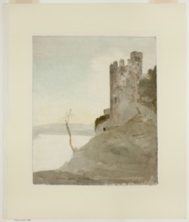 Conway Castle, 1802. Creator: Cornelius Varley.