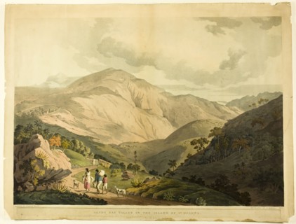 Sandy Bay Valley, St. Helena, n.d. Creator: Daniel Havell.