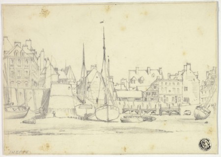 Dieppe, c. 1850. Creator: Edward William Cooke.