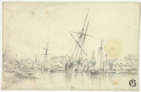 Edam, c. 1850. Creator: Edward William Cooke.