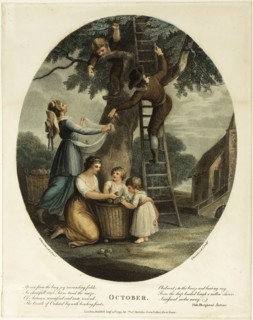 October, August 30, 1793. Creator: Francesco Bartolozzi.