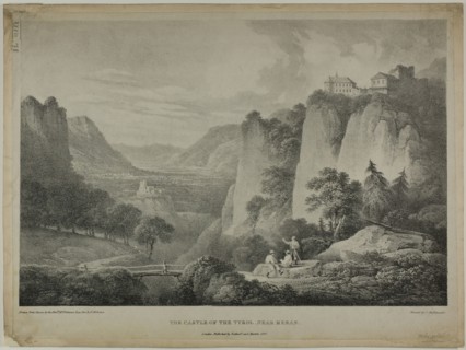 The Castle of the Tyrol, Near Meran, 1822. Creator: Francis Nicholson.