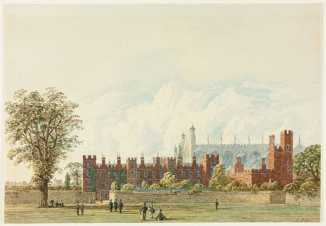 Eton from the Playing-Fields, n.d. Creator: George Pyne.