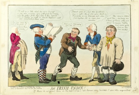 An Irish Union!, published January 30, 1799. Creator: Isaac Cruikshank.