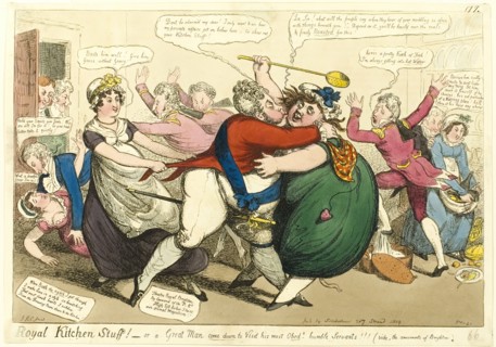 Royal Kitchen Stuff!, 1819. Creator: Isaac Robert Cruikshank.