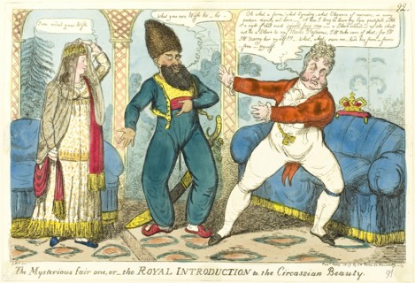 The Mysterious Fair One, published May, 1819. Creator: Isaac Robert Cruikshank.