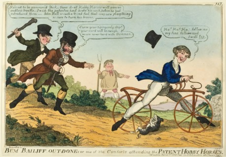 Bum Bailiff Out-Dones, April 1, 1819. Creator: JL Marks.