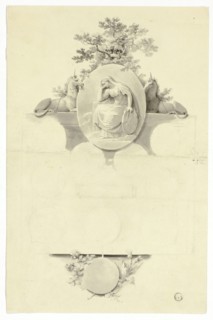 Tomb Monument and Detail, c. 1790. Creator: John Bacon I.