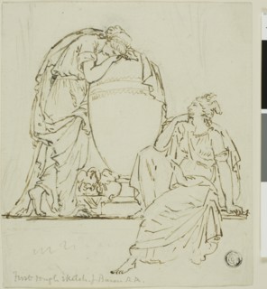Sketch for a Funeral Monument, n.d. Creator: John Bacon I.