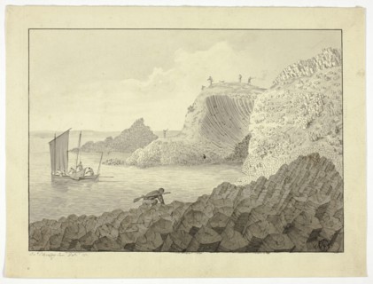 Giant's Causeway, 1772. Creator: John Cleveley the Younger.