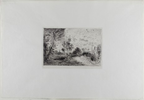An Old Bridge at Salisbury, c. 1826. Creator: John Constable.