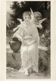 The First Whisper of Love, c. 1889. Creator: John Douglas Miller.
