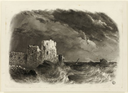 Ruined Castle by the Sea, n.d. Creator: John Rawson Walker.
