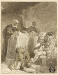 Sleeping Congregation, 1764/1822. Creator: John Thurston.