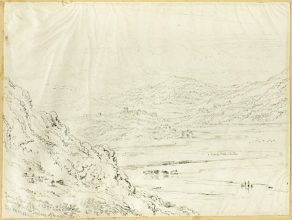 Town and Castle of Hay, 1844. Creator: Joseph Murray Ince.
