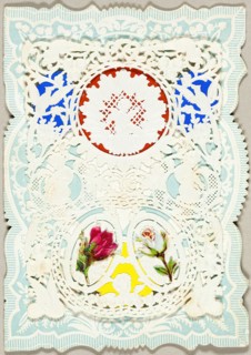 Untitled Valentine (Flowers and Putti), 1850/70. Creator: Mullord Brothers.