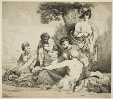 Fishermen, 1880. Creator: Robert Blyth.