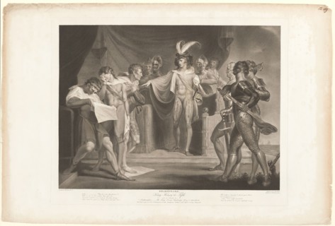 King Henry Condemning Cambridge, Scroop and Northumberland, 1798. Creator: Robert Thew.