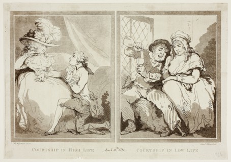 Courtship in High and Low Life, n.d. Creator: Samuel Alken.