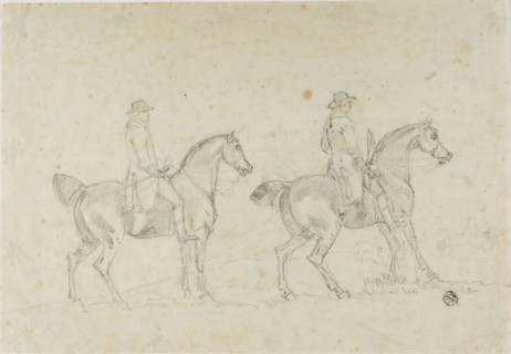 Two Riders, n.d. Creator: Sawrey Gilpin.