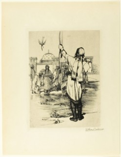 The Bowman, frontispiece from The Epic of Kings, Stories Retold from Firdusi, 1882. Creator: Sir Lawrence Alma-Tadema.