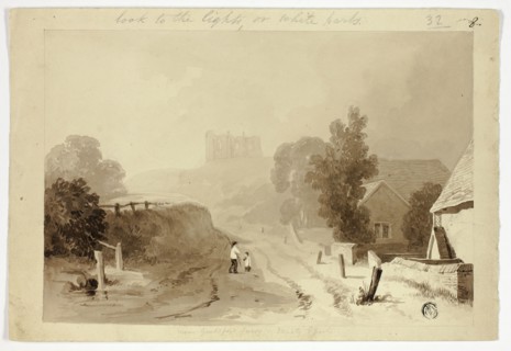Saint Catherine's Hill, Guildford, n.d. Creator: Thomas Girtin.