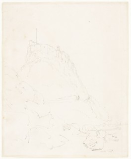 Holy Island Castle, Durham, n.d. Creator: Thomas Girtin.