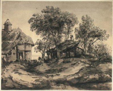 Huts Near the Sea, n.d. Creator: Thomas Monro.
