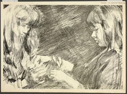 Cat's Cradle, 1892. Creator: Walter Richard Sickert.