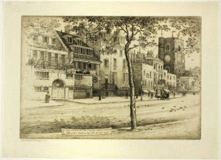 Cheyne Walk, n.d. Creator: Walter Richard Sickert.