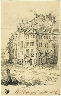 City Street, 1876. Creator: William Burges.