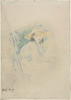 Seated Girl (Julie Manet), c. 1890. Creator: Berthe Morisot.