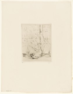 The Goose, 1889. Creator: Berthe Morisot.