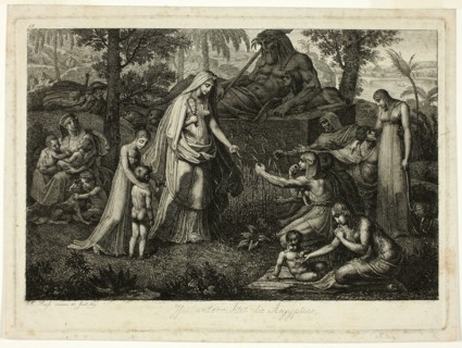 Isis Instructing the Egyptians, 1809. Creator: Carl Russ.