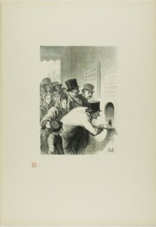 Box Office, 1862, printed 1920. Creator: Charles Maurand.
