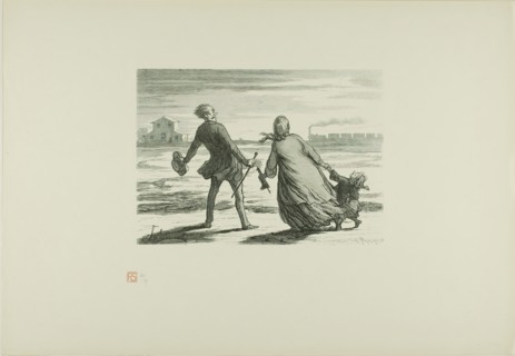 Too Late!, 1862, printed 1920. Creator: Charles Maurand.