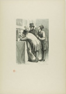 Painting Experts, 1863, printed 1920. Creator: Charles Maurand.