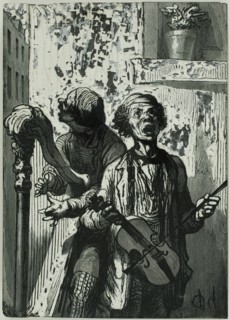 The Street Singers, 1862. Creator: Charles Maurand.